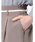 麻調合繊 ベルト付き ワイドパンツ（セットアップ可能）
