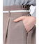 麻調合繊 ベルト付き ワイドパンツ（セットアップ可能）