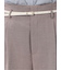 麻調合繊 ベルト付き ワイドパンツ（セットアップ可能）