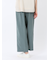 麻調合繊 ベルト付き ワイドパンツ（セットアップ可能）