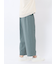 麻調合繊 ベルト付き ワイドパンツ（セットアップ可能）
