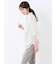 袖リボンかぶり スキッパーシャツチュニック