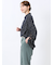 袖リボンかぶり スキッパーシャツチュニック