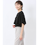 ケープバンドカラー 半袖比翼ブラウス