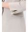 麻調合繊 1ボタン7分袖ジャケット＋テーパードパンツ ベージュ