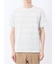 メッシュボーダー クルーネック半袖Tシャツ