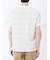 メッシュボーダー クルーネック半袖Tシャツ