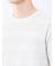 メッシュボーダー クルーネック半袖Tシャツ