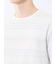 メッシュボーダー クルーネック半袖Tシャツ