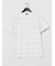 メッシュボーダー クルーネック半袖Tシャツ