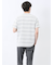 メッシュボーダー クルーネック半袖Tシャツ
