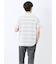 メッシュボーダー クルーネック半袖Tシャツ