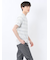 メッシュボーダー クルーネック半袖Tシャツ