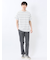 メッシュボーダー クルーネック半袖Tシャツ