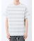 メッシュボーダー クルーネック半袖Tシャツ