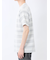 メッシュボーダー クルーネック半袖Tシャツ