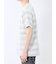 メッシュボーダー クルーネック半袖Tシャツ