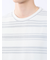 メッシュボーダー クルーネック半袖Tシャツ
