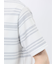 メッシュボーダー クルーネック半袖Tシャツ