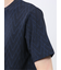 プレーティングジャガード クルーネック半袖Tシャツ