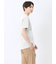 メランジ 裏ボーダー Vネック半袖Tシャツ
