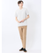メランジ 裏ボーダー Vネック半袖Tシャツ