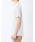 メランジ 裏ボーダー Vネック半袖Tシャツ