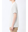メランジ 裏ボーダー Vネック半袖Tシャツ