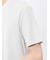 メランジ 裏ボーダー Vネック半袖Tシャツ