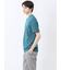 メランジ 裏ボーダー Vネック半袖Tシャツ