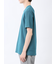 メランジ 裏ボーダー Vネック半袖Tシャツ