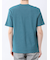 メランジ 裏ボーダー Vネック半袖Tシャツ