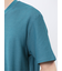 メランジ 裏ボーダー Vネック半袖Tシャツ