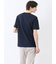 メランジ 裏ボーダー Vネック半袖Tシャツ