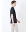 メランジ 裏ボーダー Vネック半袖Tシャツ
