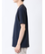 メランジ 裏ボーダー Vネック半袖Tシャツ