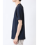 メランジ 裏ボーダー Vネック半袖Tシャツ