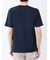 メランジ 裏ボーダー Vネック半袖Tシャツ