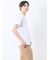 シャドーチェック Vネック半袖Tシャツ