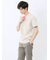 シャドーチェック Vネック半袖Tシャツ
