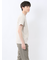 シャドーチェック Vネック半袖Tシャツ