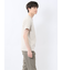 シャドーチェック Vネック半袖Tシャツ