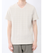 シャドーチェック Vネック半袖Tシャツ