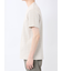 シャドーチェック Vネック半袖Tシャツ
