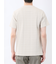 シャドーチェック Vネック半袖Tシャツ