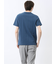 シャドーチェック Vネック半袖Tシャツ