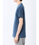シャドーチェック Vネック半袖Tシャツ