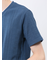 シャドーチェック Vネック半袖Tシャツ