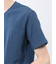 シャドーチェック Vネック半袖Tシャツ