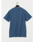 シャドーチェック Vネック半袖Tシャツ